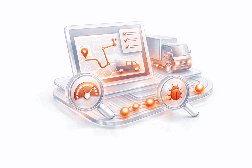 delivery service load testing system preview