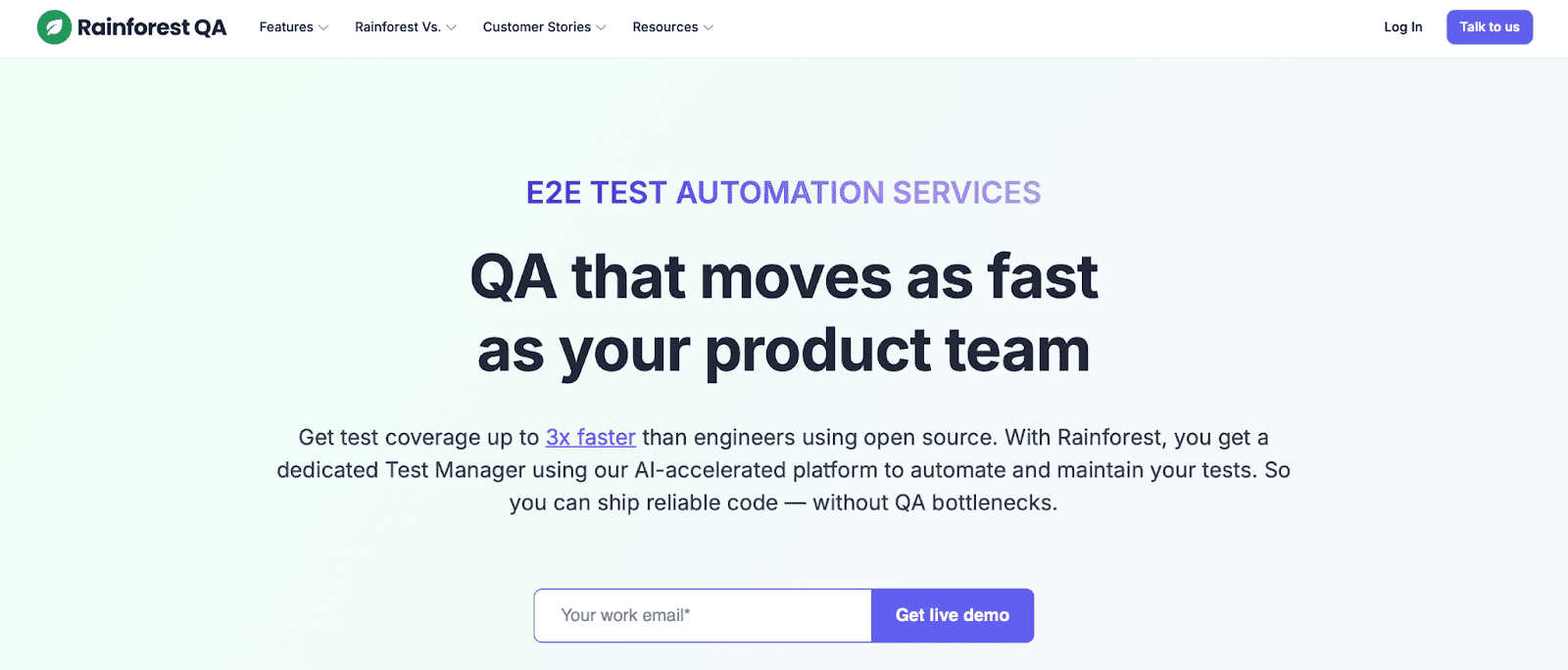 rainforest qa test cloud testing tool