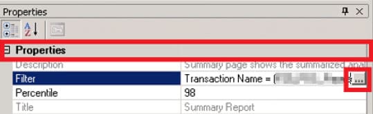 How Granularity Influences the Load Testing Results filter properties