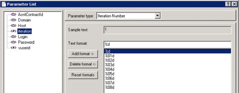 How Granularity Influences the Load Testing Results vuser parameter2