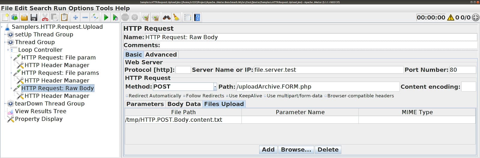 JMeter components 1