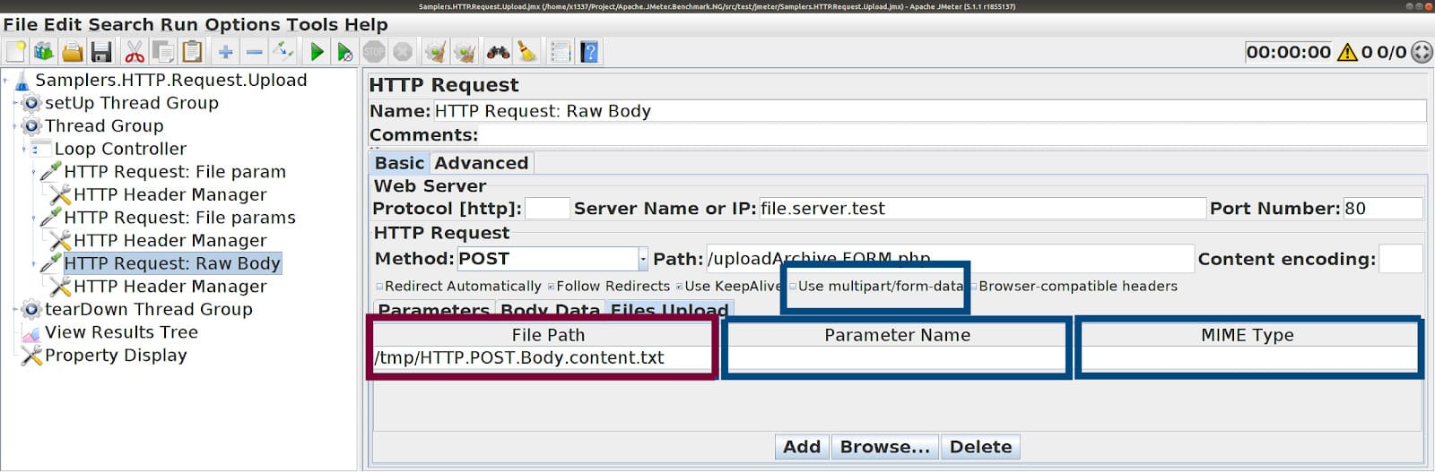 JMeter components 2