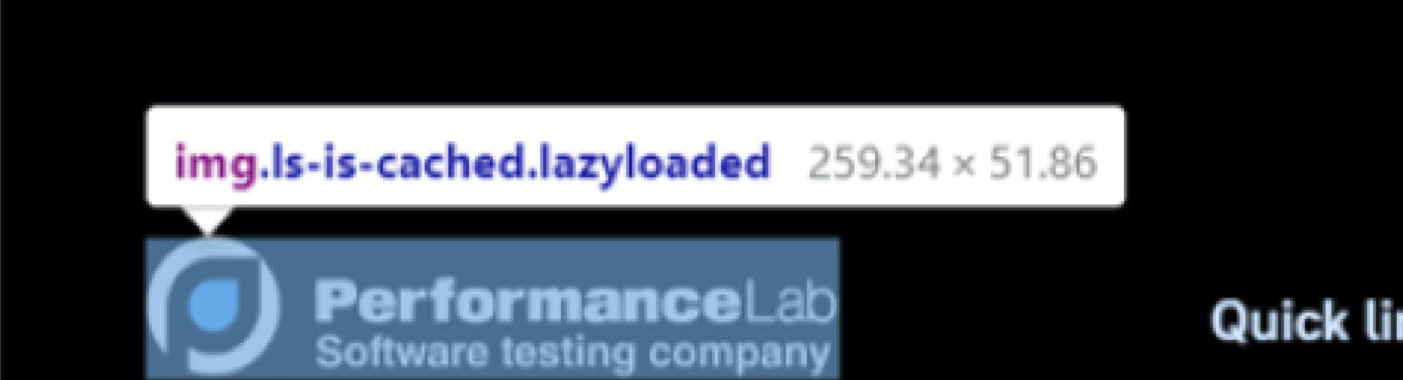 Testing the website load speed