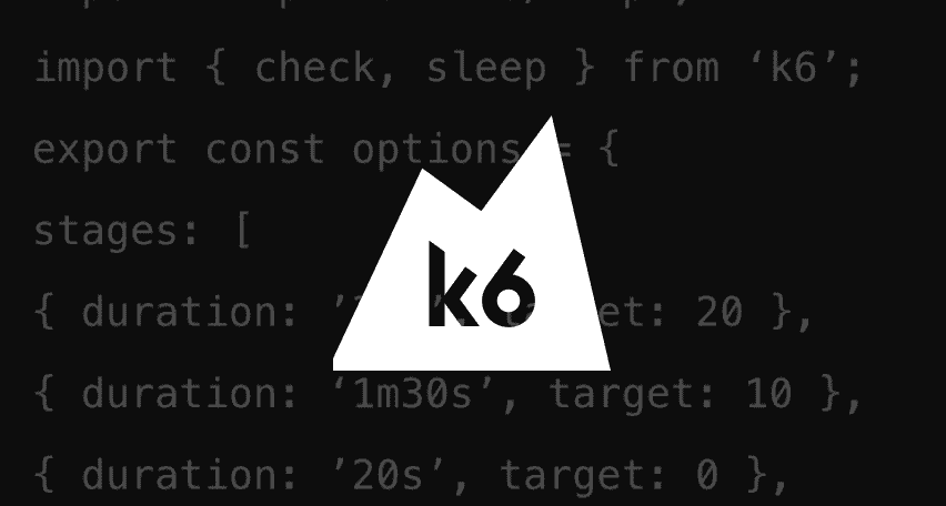 user manual for k6 an open source tool for load testing preview