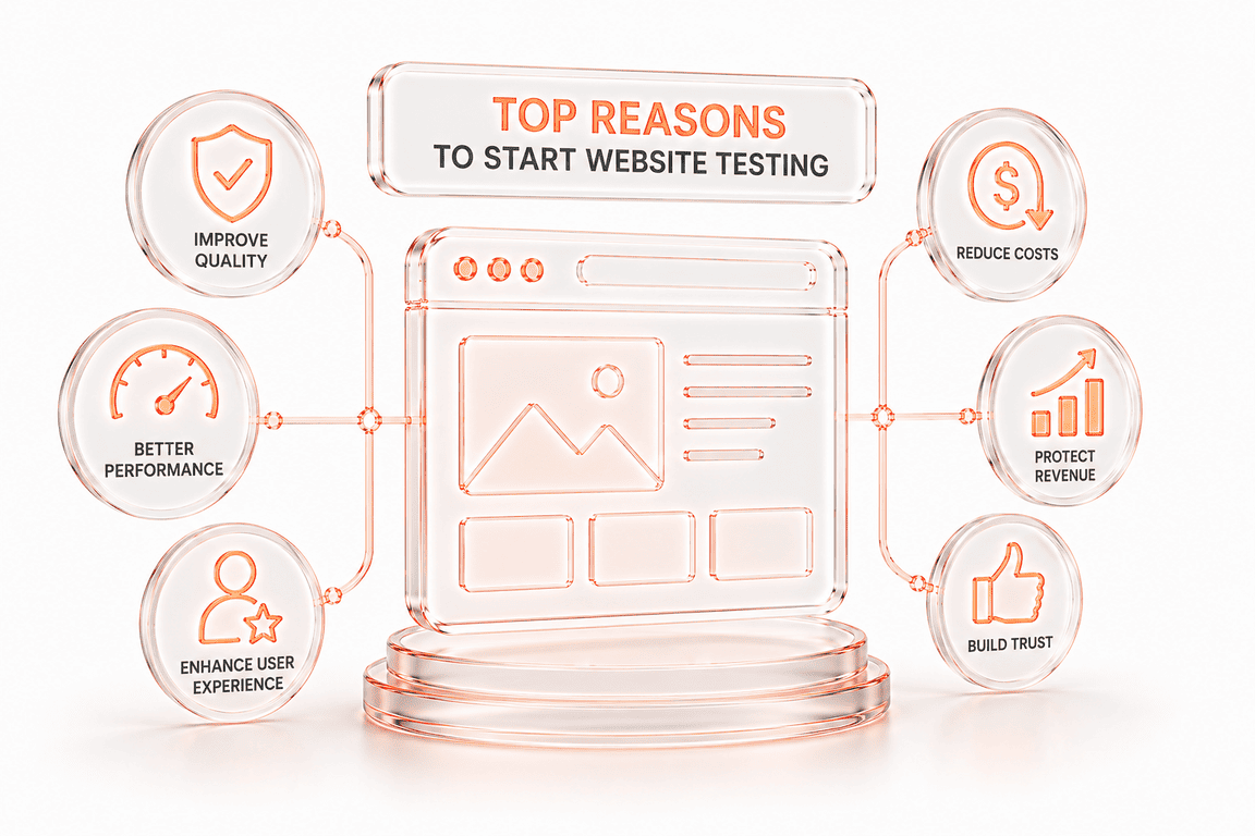 top reasons to start website testing preview