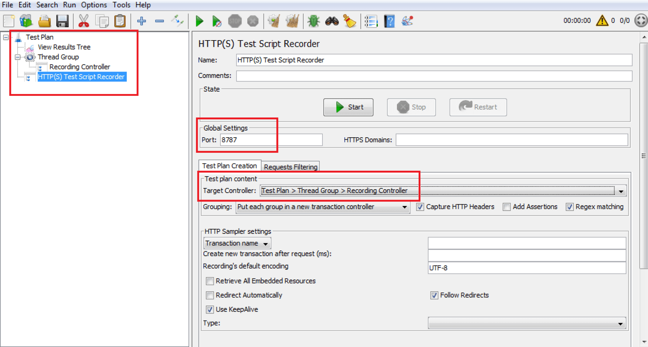 Create a script in JMeter 2