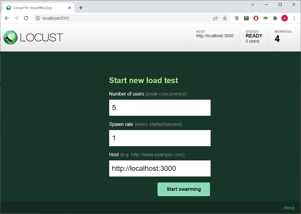 How to distribute load with Locust