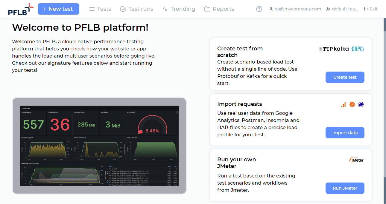 how to test performance of grpc step 1