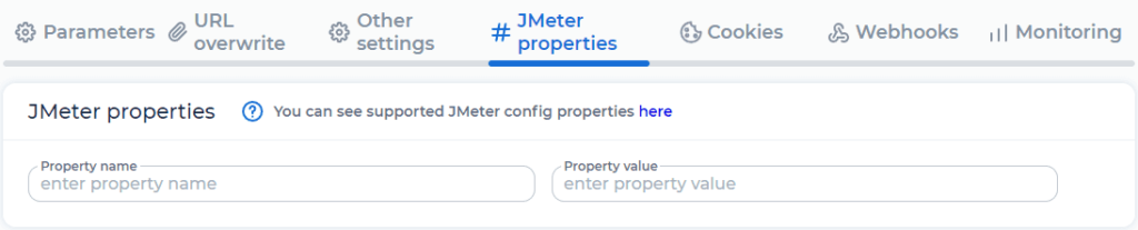 PFLB set jmeter properties