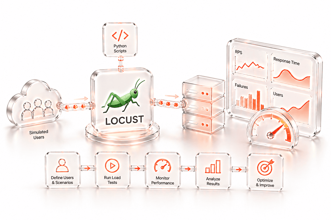 performance and load testing using locust preview