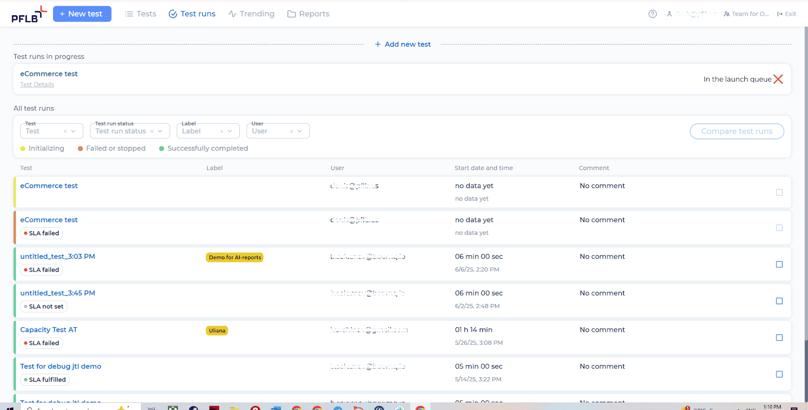 pflb ai powered load test report step 4 3