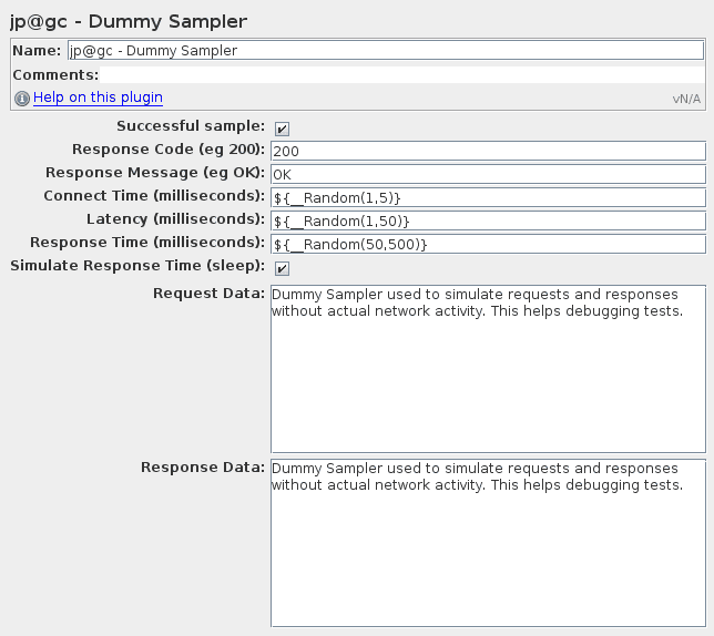 dummy sampler jmeter plugin