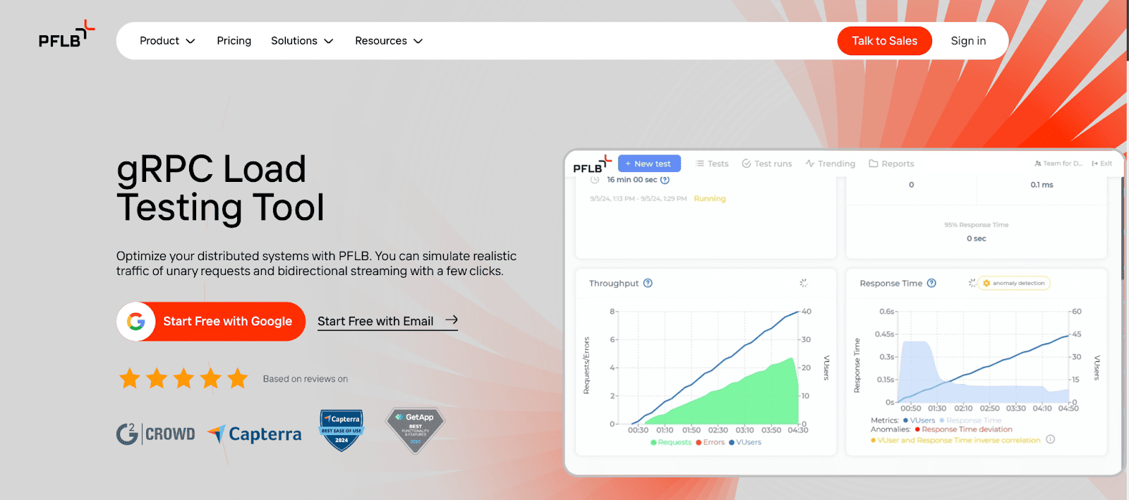 grpc load testing tool