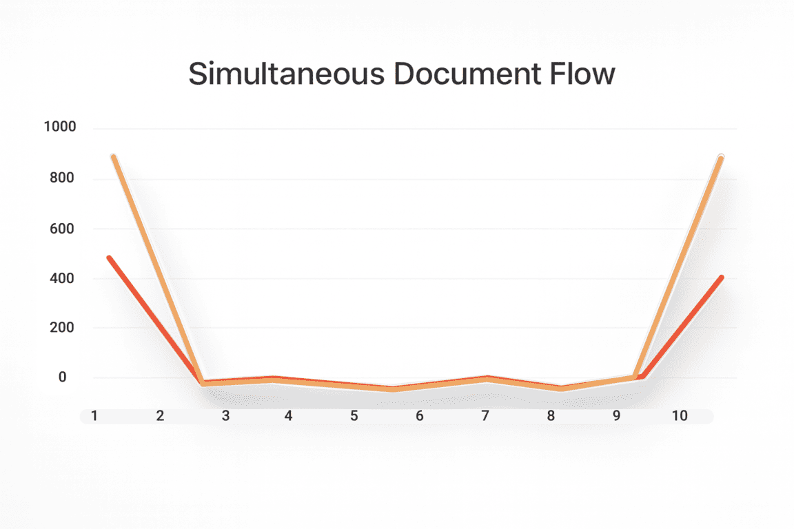 simultaneous document flow