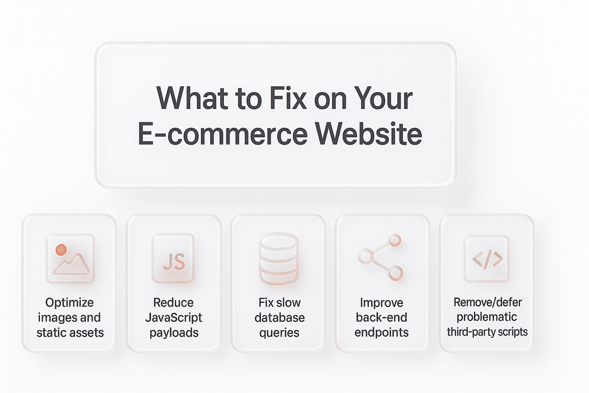 what to fix on your ecommerce website