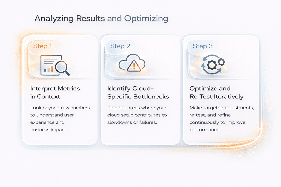 analyzing results and optimizing